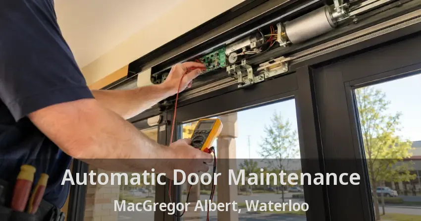 Automatic Door Maintenance MacGregor Albert, Waterloo - ON