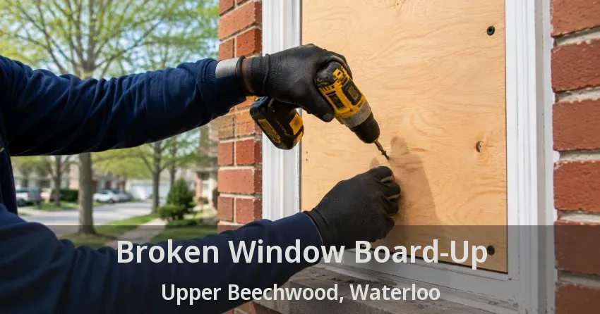 Broken Window Board-Up Upper Beechwood, Waterloo - ON