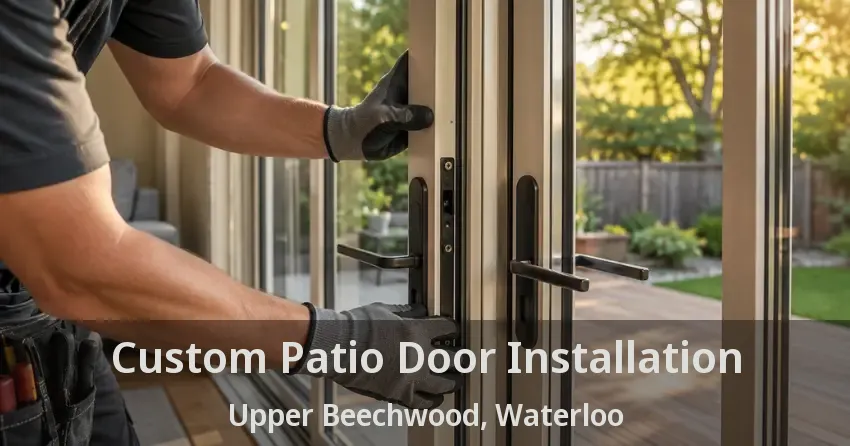 Custom Patio Door Installation Upper Beechwood, Waterloo - ON