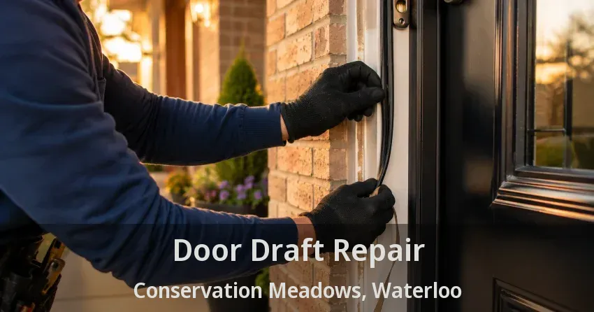 Door Draft Repair Conservation Meadows, Waterloo - ON