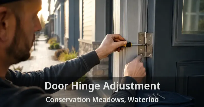 Door Hinge Adjustment Conservation Meadows, Waterloo - ON