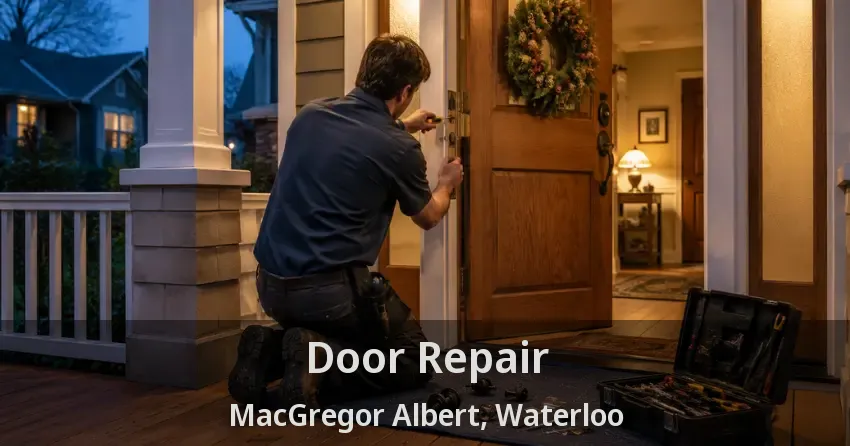 Door Repair MacGregor Albert, Waterloo - ON