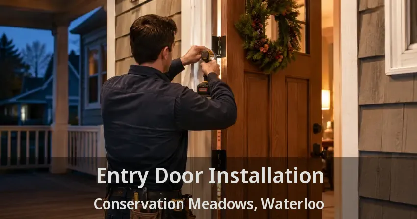 Entry Door Installation Conservation Meadows, Waterloo - ON