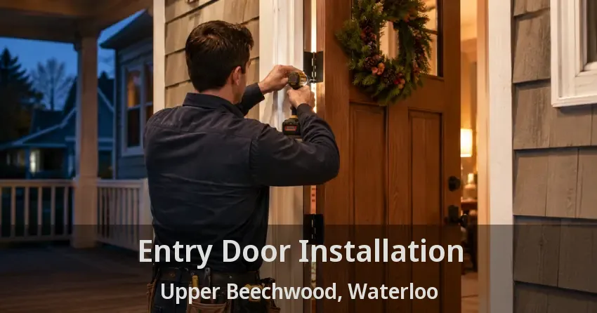Entry Door Installation Upper Beechwood, Waterloo - ON