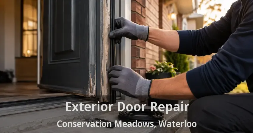Exterior Door Repair Conservation Meadows, Waterloo - ON