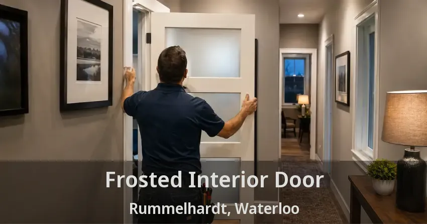 Frosted Interior Door Rummelhardt, Waterloo - ON