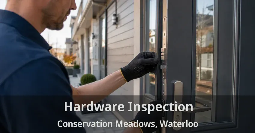 Hardware Inspection Conservation Meadows, Waterloo - ON