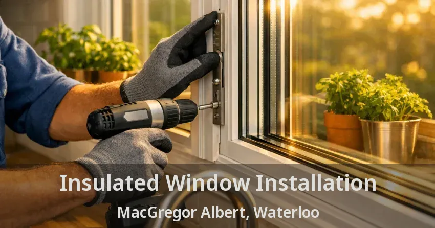 Insulated Window Installation MacGregor Albert, Waterloo - ON