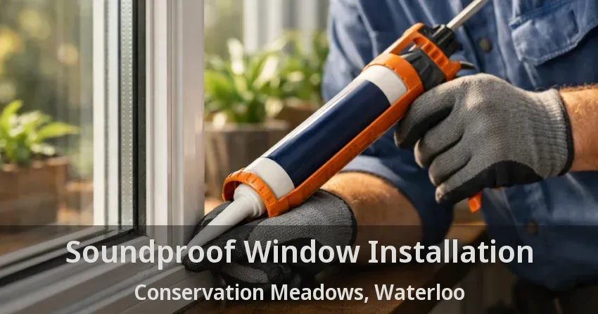 Soundproof Window Installation Conservation Meadows, Waterloo - ON