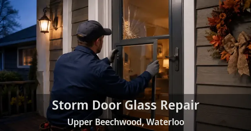 Storm Door Glass Repair Upper Beechwood, Waterloo - ON