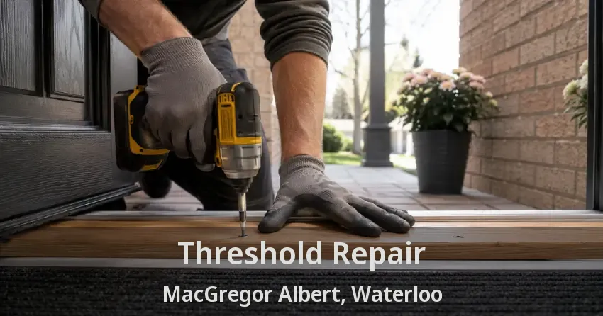 Threshold Repair MacGregor Albert, Waterloo - ON
