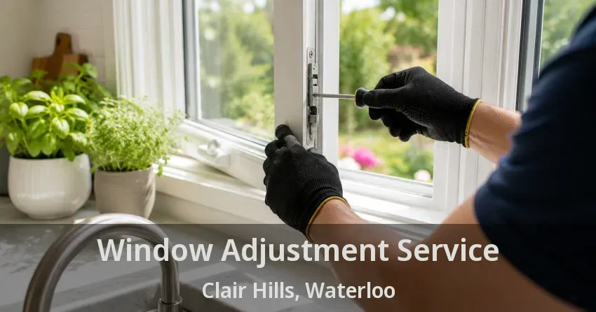 Window Adjustment Service Clair Hills, Waterloo - ON