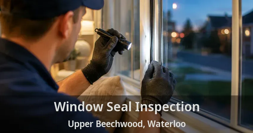 Window Seal Inspection Upper Beechwood, Waterloo - ON
