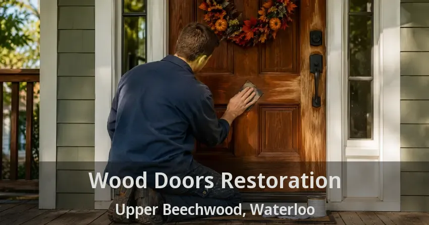 Wood Doors Restoration Upper Beechwood, Waterloo - ON