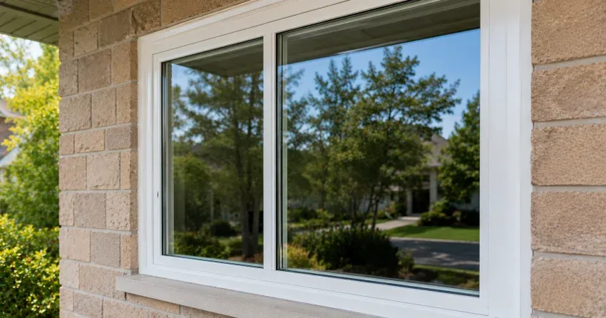 technician installing new insulated glass unit in window frame in Waterloo