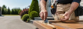Wood Door Repair MacGregor Albert, Waterloo